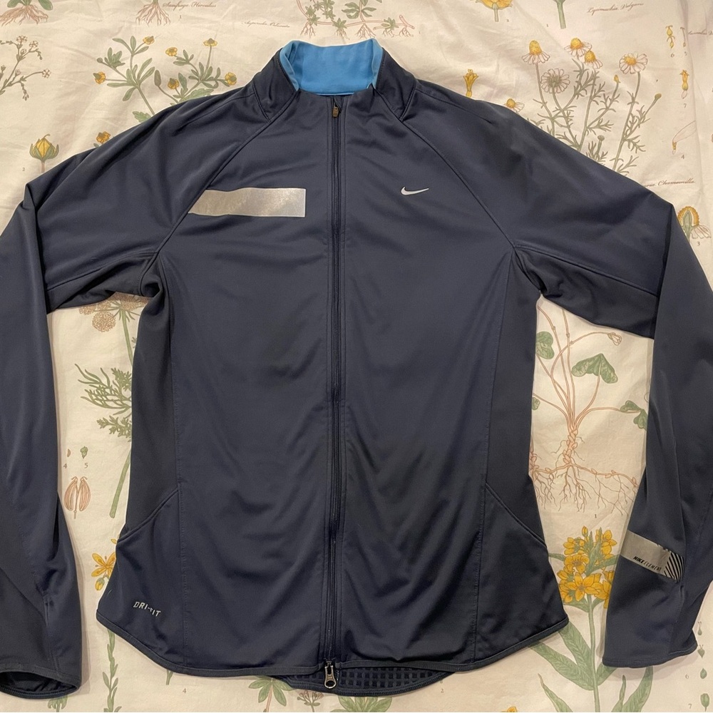 Nike Element Navy and Gray Jacket